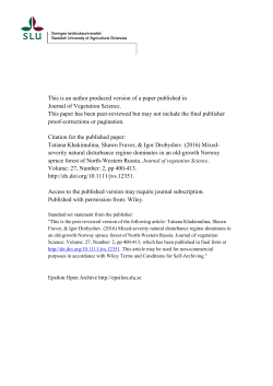 Mixed-severity natural disturbance regime dominates in an old