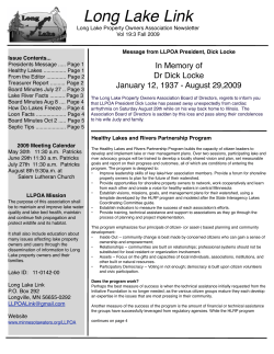 Long Lake Link - Minnesota Waters