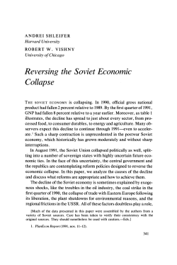 the Collapse - Harvard University