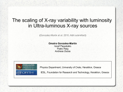 The scaling of X-ray variability with luminosity in Ultra