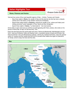 Italian Highlights Tour - European Castles Tours