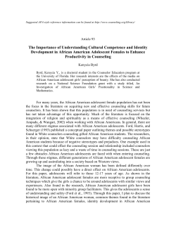The Importance of Understanding Cultural Competence
