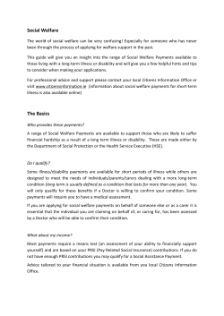 Social Welfare The Basics