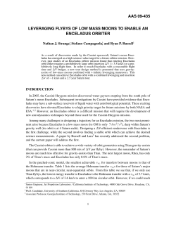 Leveraging Flybys of Low Mass Moons to Enable an Enceladus