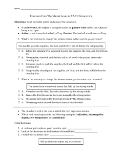 Common Core Workbook Lessons 12