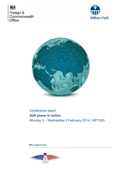 Soft power in action