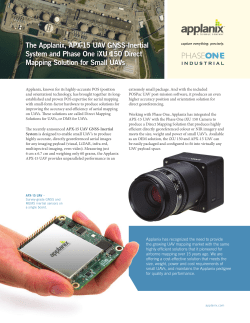 Phase One Photogrammetric Mapping APX-15 UAV