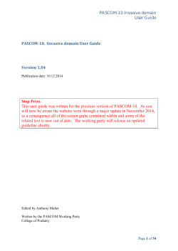 PASCOM-10 User Guide v1.04 December 2014