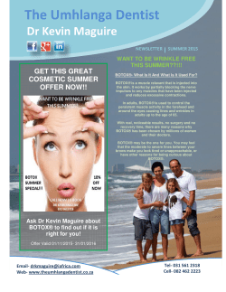 Summer 2015 Newsletter