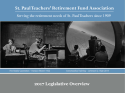 St Paul TRFA 02-7-2017 - Presentation 2017