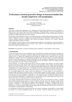 Performance oriented generative design of structural double skin