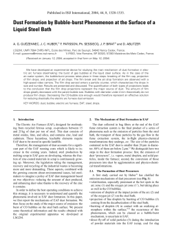 Dust Formation by Bubble-burst Phenomenon at the Surface of a