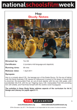Hop Study Notes - Film Education