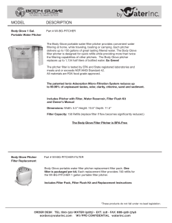 BG Filter Pitcher