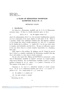a class of riemannian manifolds satisfying r(x,y) r = 0