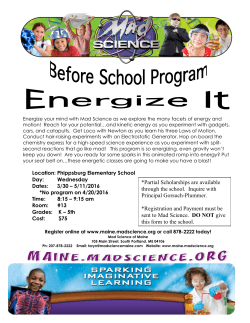 Mad Science - Phippsburg Elementary School