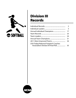 Division III Records