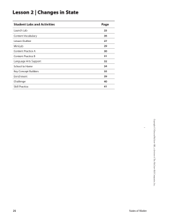 Lesson 2 | Changes in State