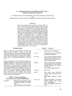 19. Cherts from the Western Pacific, Leg 7, Deep Sea Drilling Project