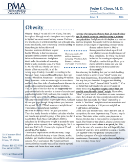 Obesity - Preston Medical Associates