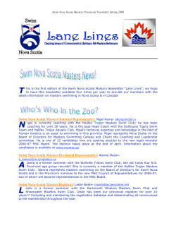 TNAL - Swim Nova Scotia