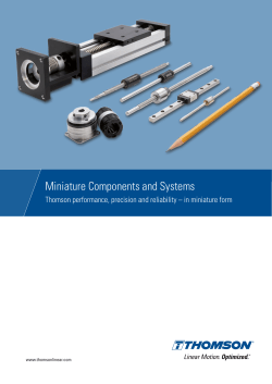 Miniature Components and Systems
