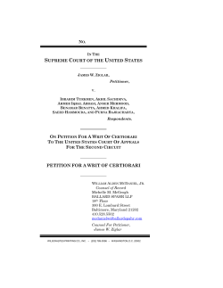 Petition for Certiorari
