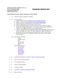 September 12, 2016 BOE agenda