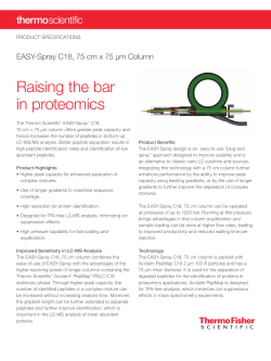 EASY-Spray C18, 75cm x 75&micro;m Column