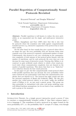 Parallel Repetition of Computationally Sound Protocols Revisited
