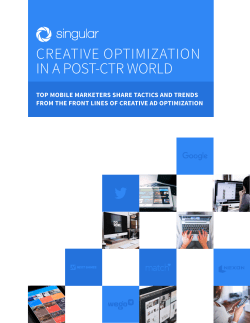creative optimization in a post-ctr world