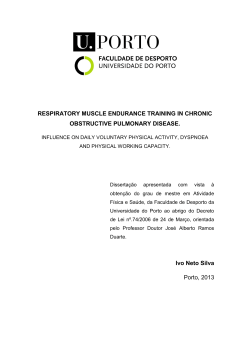 RESPIRATORY MUSCLE ENDURANCE TRAINING IN CHRONIC