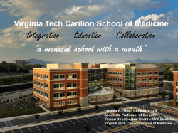 A Medical School with a Mouth - Virginia Oral Health Coalition