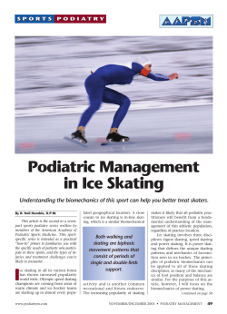 Podiatric Management in Ice Skating