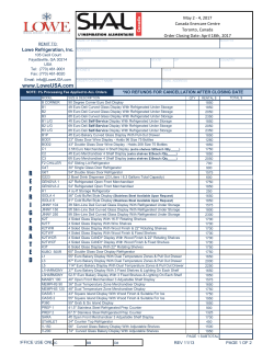 Order Form - SIAL Canada