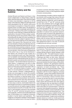 (2012) Science, History and the Sublime