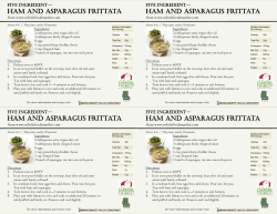 ham and asparagus frittata ham and asparagus frittata ham and