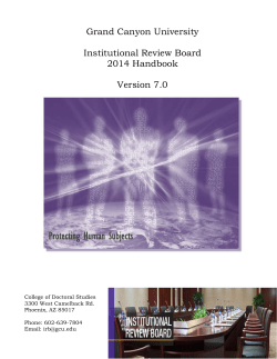 Handbook - GCU Media