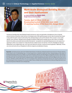 Multi-Scale Biological Building Blocks and their Applications