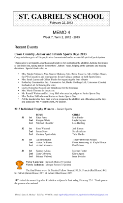Memo 4 (week 7 - Term 2) 2012-2013