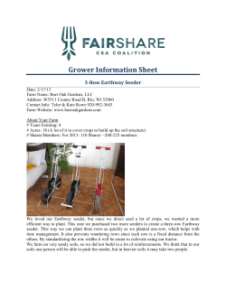 Three Row Earthway Seeder