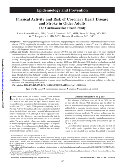 Epidemiology and Prevention