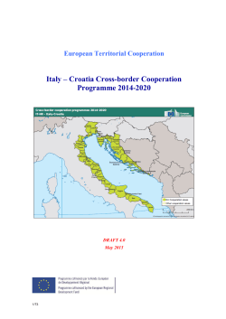 Italy &ndash; Croatia Cross-border Cooperation Programme 2014-2020