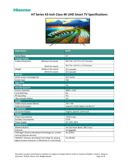 H7 Series 43-inch Class 4K UHD Smart TV