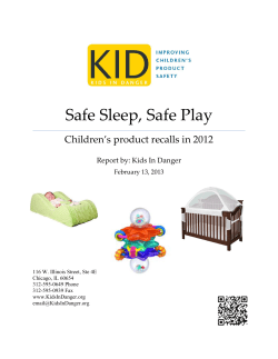 Safe Sleep, Safe Play
