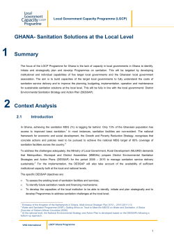 LGCP Ghana Programme