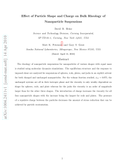 Effect of Particle Shape and Charge on Bulk Rheology of