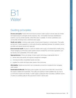 Guiding principles