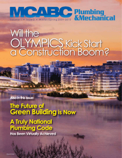 ill the Olympics Kick Start a Construction Boom?