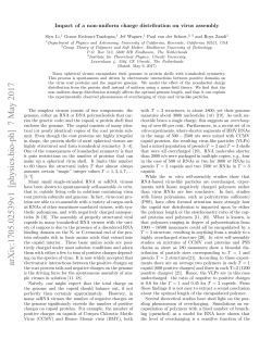 Impact of a non-uniform charge distribution on virus assembly